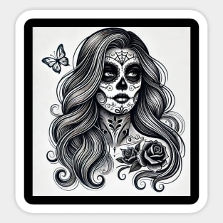 The witch catrina Sticker